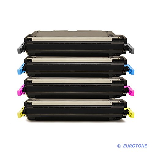 Toner remanufacturé HP Color Laserjet CM 4730 par Eurotone pack de 4 cartouches Q6460A Q6463A