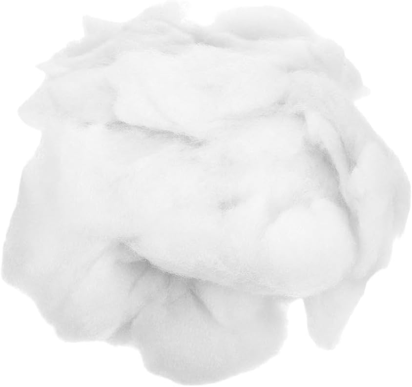 VINTORKY 1 Bag 250g/0.55lb Polyfill Stuffing, Stuffing for Animals, Polyester Fiberfill Cotton High Resilience Polyfill for Crochet Animals, Handicrafts, & DIY Craft