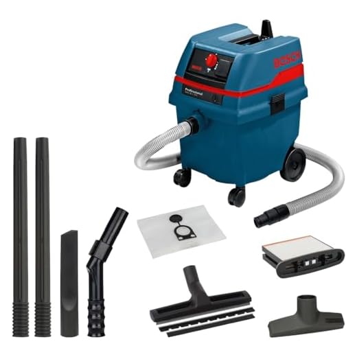 Bosch Professional våt-/torrdammsugare GAS 25 L SFC (behållarvolym 25 liter, dammklass L, i kartong)