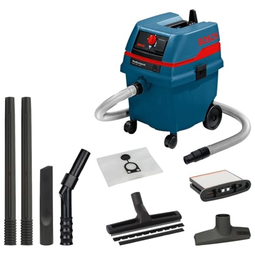 Bosch Professional Nass-/Trockensauger GAS 25 L SFC (inkl. Grobschmutzdüse, Fugendüse, Schlauch...