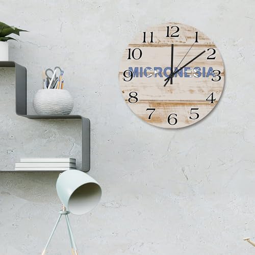 Horloge murale Micronésie idée cadeau décoration de maison - 3