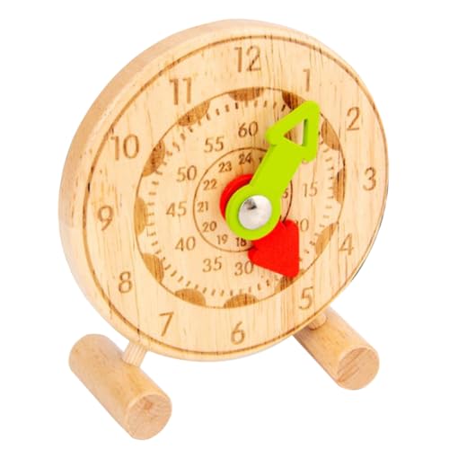 IMIKEYA Clock for Educational Telling Puzzle Cognitive Learning Tool Material for Preschoolers Early Development