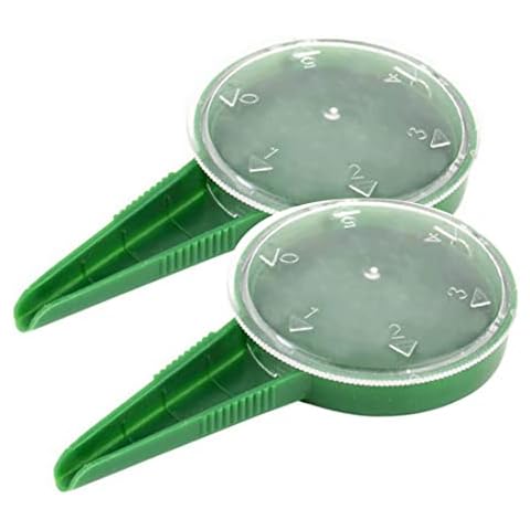 MenYiYDS 2 Pcs Garden Plant Seed Dispenser Seed Dispenser Seed Machine Flower Pot Seed Disc 6 different settings to suit seeder garden tools of seeds, planters and hole punches Cover