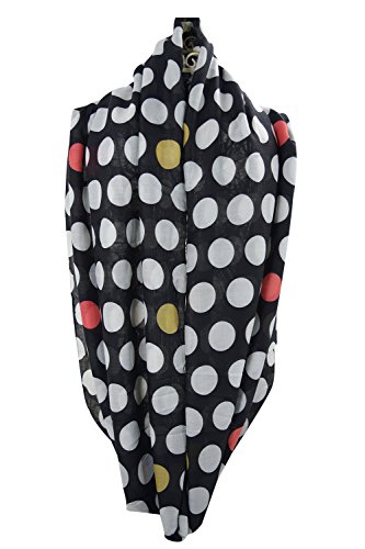 City Mod Dots & Dots Polka Dot Lovely Infinity Fashion Scarf