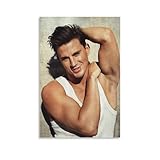 Voliko Channing Tatum Artworks Leinwand-Poster, 