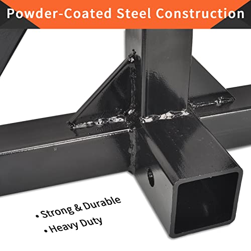 Tbapfs 2 Inch 3 Point Heavy Duty Receiver Tow Drawbar Hitch Adapter Subcompact Trailer Compatible With Category 1 Tractors, Farm Equipment #TOP4