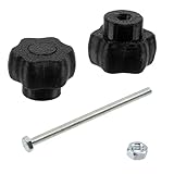 Prise en main naturelle et manipulation aisée. Ce kit comprend des poignées de serrage en forme d’étoile, ainsi que des vis métriques et des écrous. Leur géométrie offre une préhension confortable et un couple de serrage efficace sans effort excessif. C'est un accessoire indispensable pour ajuster, fixer ou démonter fréquemment divers éléments sur une machine, un gabarit ou un équipement nécessitant des manipulations rapides et répétées, facilitant ainsi une opération fluide au quotidien.