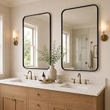 USHOWER 2 Pack 24×36 Rectangle Mirror