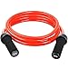 Weighted Jump Rope - (1.5LB) Solid PVC 12mm Diameter for Crossfit and Boxing - Heavy Jump Rope with Memory Non-Slip Cushioned Foam Grip Handles for Fitness Workouts Endurance and Strength Training