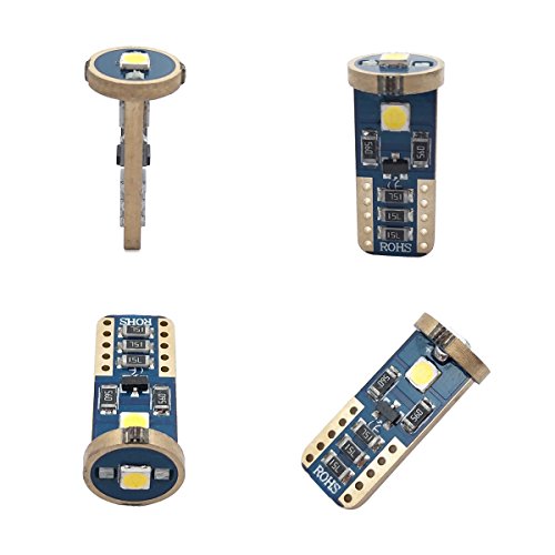 Ibrightstar Newest Extremely Bright Wedge T10 168 194 Led Bulbs For Car Interior Dome Map Door Courtesy License Plate Lights, Purple #TOP1