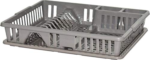 Sterling Ventures Premium Large 12 Bay Dish Drainer Rack with Drip Tray and Cutlery Holder (Talpa) - Image 2
