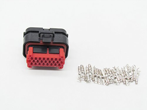 CNKF 1 Set 770680-1 Plug & Socket Housing, 23 Position, PBT, Black With Terminals