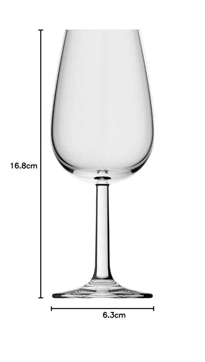 Rastal - Set n° 6 Verres à vin INAO Dégustation - MODELE 23 - Capacité 23 Cl. - Matériau cristallin - Verre à vin