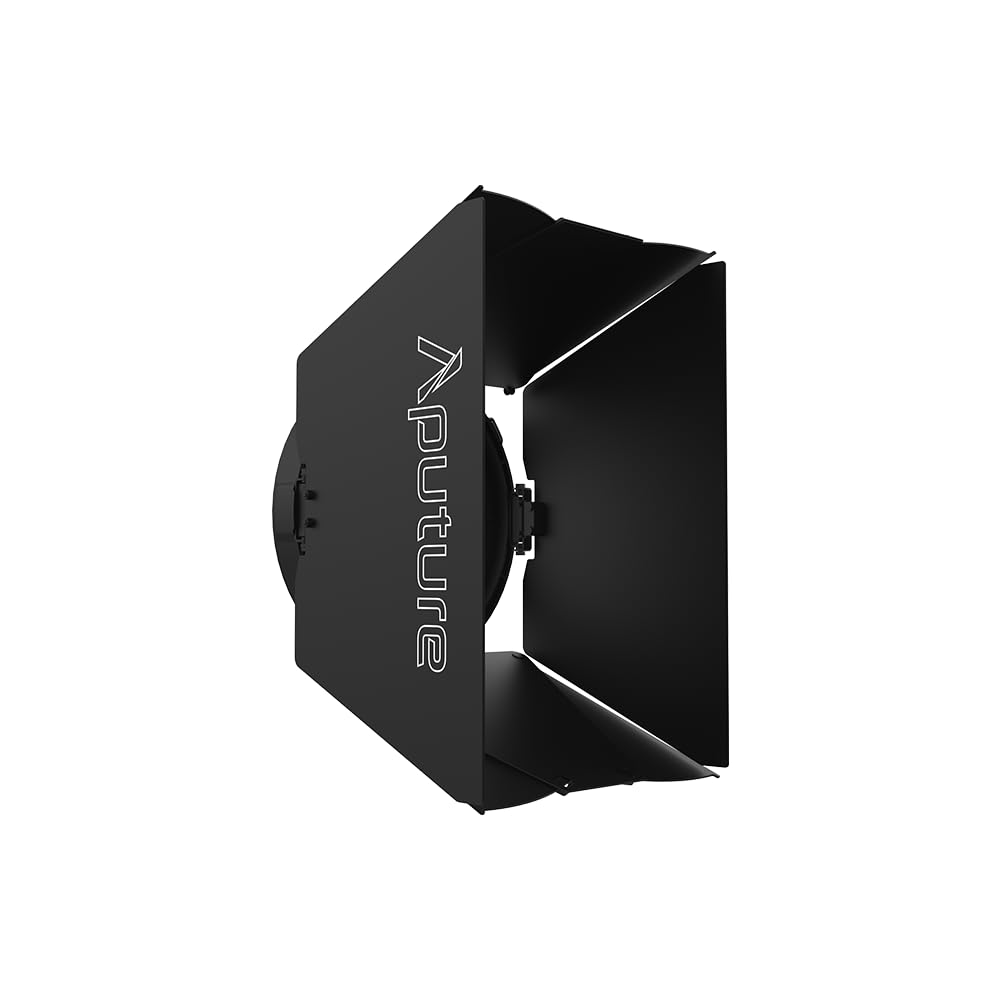 Aputure CF4 Porte Barn - Attacco per controllo della luce a 8 ali per CF4 Fresnel, progettazione del fascio di luce e controllo della luce diffusa, compatibile con scrim standard da 5"