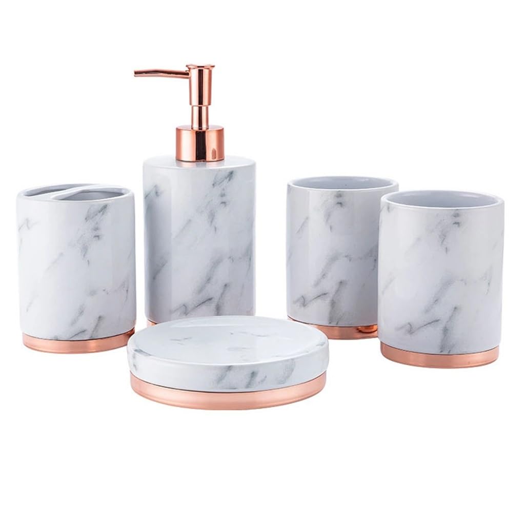 Articles de toilette céramique distributeur de savon et tasse de bain