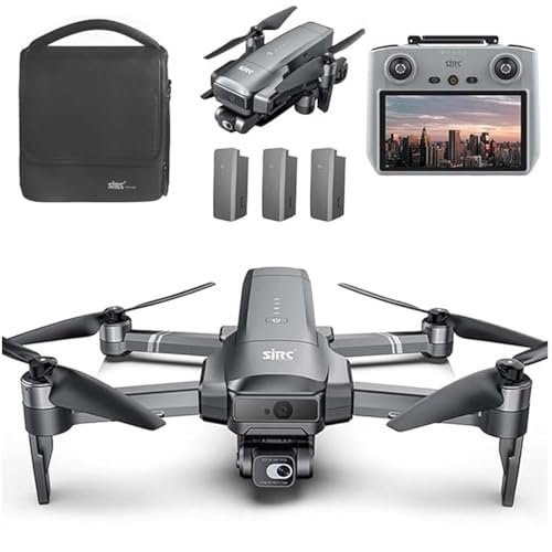 Drone Ledovan SJRC F22 S2+ XR avec Caméras 4K HD, EIS Dron, Autonomie de Vol de 40 Minutes, Transmission à 6 km, Drone Avec Caméra pour Adultes, Quadricoptère RC Pliable(3 batteries)