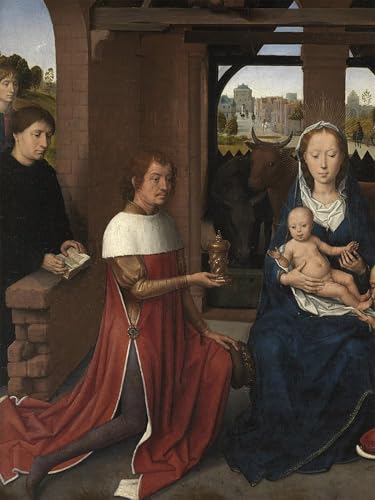 Tableau Jan Floreins par Hans Memling affiche sur toile 60x90cm pour salon