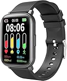 ?Smart Watch for Men and Women?The smart watch features a 1.69-inch color full touch HD screen, sensitive touch, unique design, 33g lightweight, 20mm silicone replaceable strap for comfortable wearing. Great gift for holiday or everyday occasions.