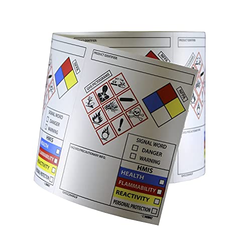 Étiquettes 4 x 3 NMC Ghs2264alv pour traçabilité nourriture secondaire