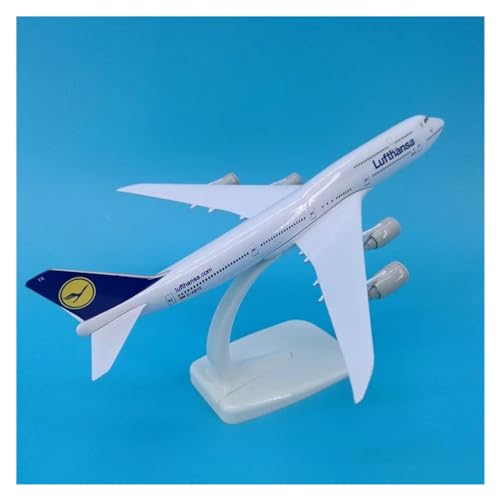 Maquettes d'avion Déco Lufthansa Boeing B747 en métal avec support inclus