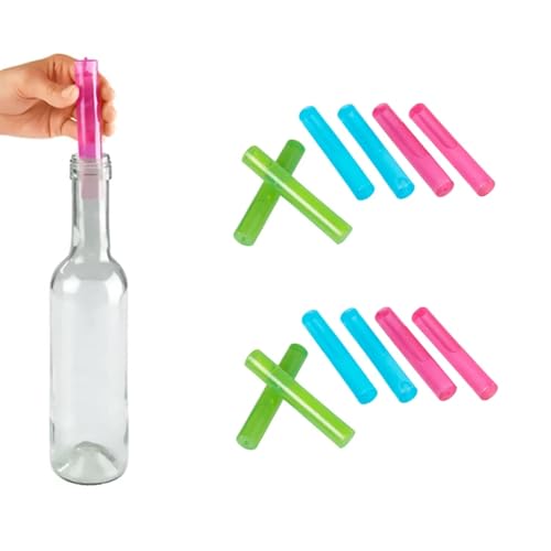 12er Set Kühlakku Stab 12 x 2 cm Wiederverwendbar Eis Sticks Eisstäbe Eissticks Eiswürfel Stabform
