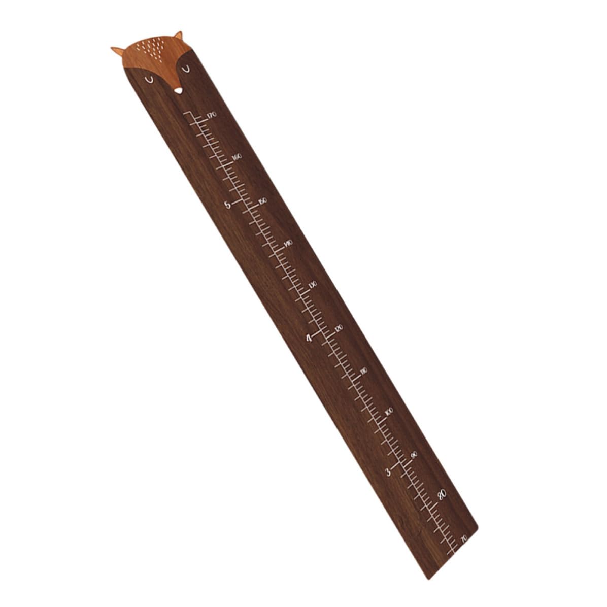Tabla de crecimiento de madera Happyyami y regla de pared para dormitorio infantil