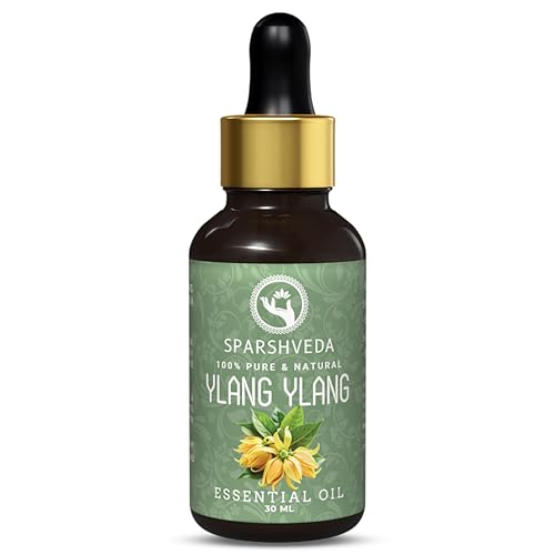Image of Ylang Ylang Essential Oil 30ml - 100% Pure & Organic For Hair, Skin, Diffuser, Massage, Soap Making & Body Care Floral Aroma Oil for Relaxation, Glow & DIY Beauty
