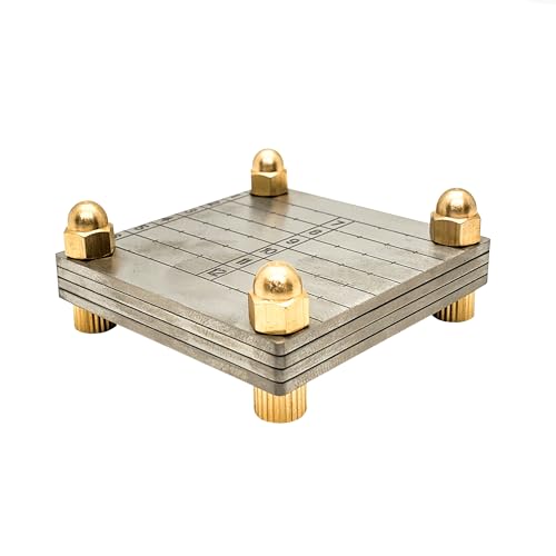 4mm Titanium Crypto Seed Phrase Recovery Cold Storage System Metal Plate