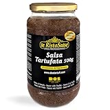 Professionelle Trüffelsauce 500 g | Intensiver Geschmack | Handgefertigte umbrische Sommertrüffel | Glutenfrei | Für Pasta, Fleisch, Pizza | Trüffelsauce | D.O.S. Tartufi