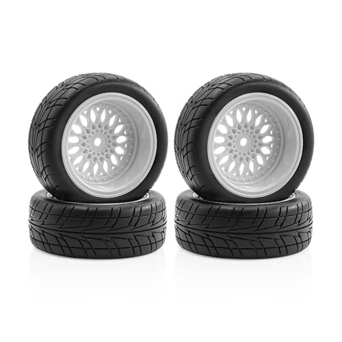 RCJ[pzC[ For Tamiya For TT01 For TT02 XV01 TA06 PTG-2 For HPI WR8 For Kyosho For HSP 1/10 ^CzC[ RC[VOJ[p[cANZT[p(White