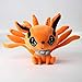 MQJ 17Cm Anime Naruto Shippuden Fox Peluche Giocattoli Bambola Carino Uzumaki Kyuubi Kurama Nove Tales Fox Giocattoli Ripieni Regalo per Ragazze Bambini