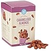 Amazon merk – Happy Belly gekarameliseerde amandelen, 120 g x 4