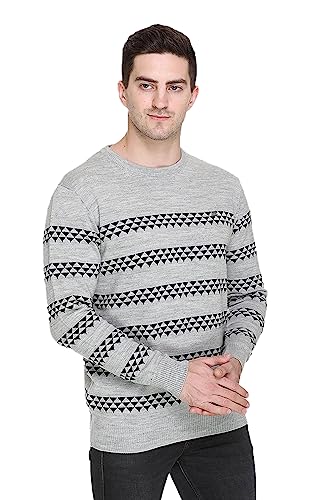 Image of GODFREY Full Sleeve Woolen Sweater for Man Winter Wear - Round Neck Pullover Regular Fit