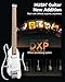 Donner HUSH X PRO Electric Guitar Kit - Smart Travel Guitar with Dozens of Preset Combinations, 7 Tone Sim Options, Metallic White