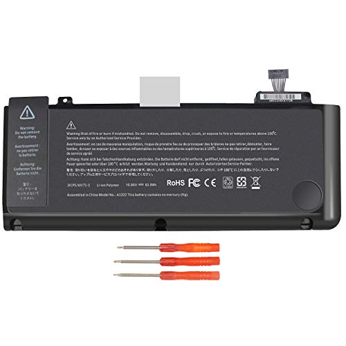 A1321 A1286 Laptop Battery for MacBook Pro 15 Inch Mid 2009 Mid 2010, Replacement for MacBook Pro Battery A1321 A1286 MC371LL/A MC372LL/A MB985 MB986 MC118 77.5WH