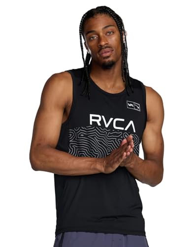 RVCA Hawaii Sport Vent Sleeve T-Shirt - Black 24