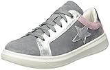 Superfit Mädchen Cosmo Sneaker, Hellgrau Rosa 2500, 33 EU