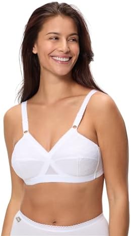 Playtex Bra Woman Cross Your Heart Non-Wire Bra x1, White, 40B