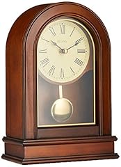 Bulova B 7467 Hardwick Clock, Table top, Walnut Brown product image