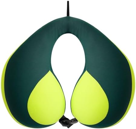 MOOB Neck Pillows for Kids Car & Airplane, Toddler Neck Pillow for Carseat Traveling Gifts for Toddler & Children U-Shape Car Seat Head Travel Neck Pillow Green
