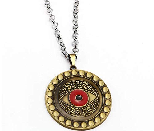 HUAWELL 2 Piece Vintage Jewelry Do Strange Eye of Agamotto Pendant Necklace3