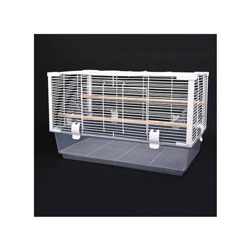 Jaula para loros y aves pequeñas con alambre horizontal 2