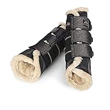 eskadron xl kuschelige FauxFur Innenseite Eskadron Heritage Softslate FauxFur Gamaschen in Black, deepberry, ivorygrey, Größe:XL, Farbe:Black