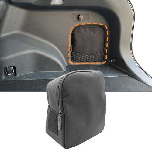 TulinTulin Trunk Upgrade Trunk Organizer Pocket Bag Trunk Cubby Storage bag Cargo side pocket For Toyota Rav4 2025 2024 2023 2022 2021 2020 2019 Black 1 pc without Backpack Function