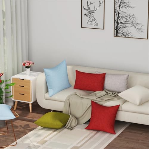 Housse de coussin en chenille douce fermeture éclair invisible 60x60cm - 8