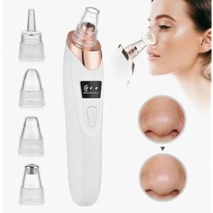 Pore Vacuum – Blackhead Remover Vacuum & Suction Tool for Face – Efficient Pore Sucker Blackhead Vacuum Cleaner – Electric Blackhead Suction Remover, Facial Pore Extractor for Clear Skin