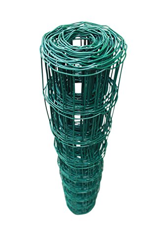 Preisvergleich Produktbild TOP MULTI Maschendrahtzaun Wildzaun Gartenzaun PVC-beschichtet grün - versandkostenfrei (D) (76mm 120cm x 25m)