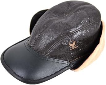 Distressed Commando B2 Flight Aviator Leather Cap-L