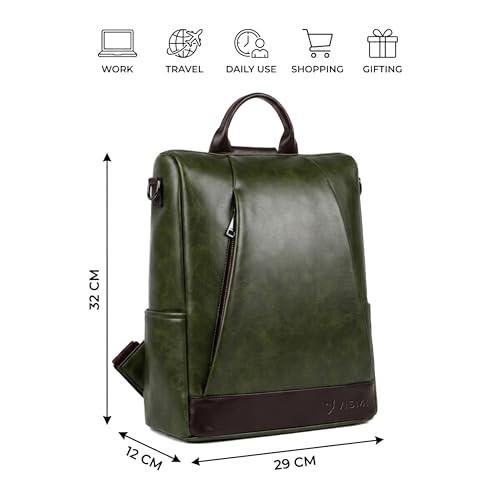Image of VISMIINTREND Backpack Bags for Women | Rakhi Gift for Sister | Vegan Leather Laptop Bag for Women Office, Backpack for College, Daily Travel Bagpack - Rakshabandhan Gift For Sister