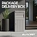 Suncast 33.5-Gallon Capacity Package Delivery Box, Parcel Drop Box with Lock, Weather Resistant Outdoor Storage Solution for Secure Package Deliveries, Made in USA